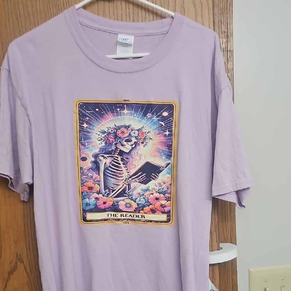Port and Company Lavender Graphic Tee